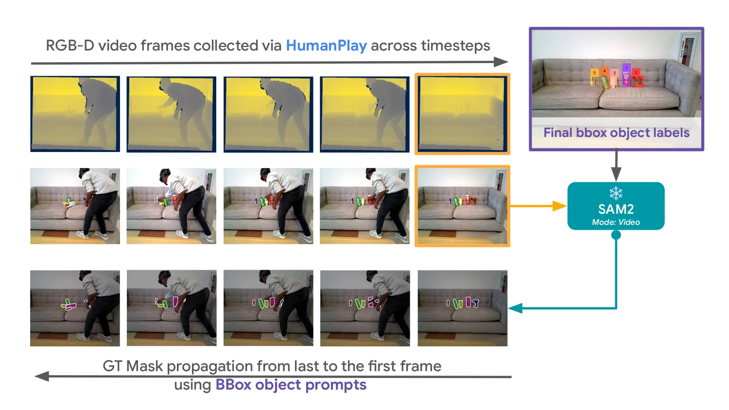 SAM2 label propagation